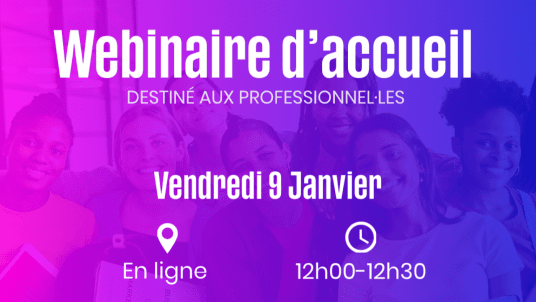 TechPourToutes : webinaire d'accueil destiné aux professionnel.les